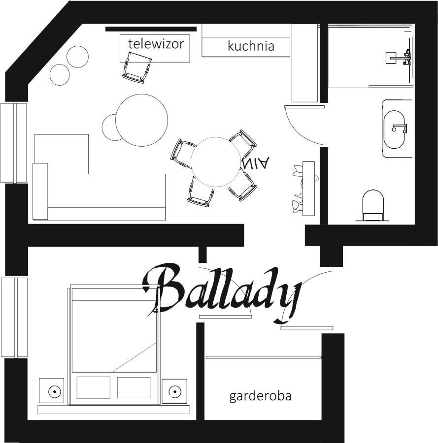 Dk Premium Ballady I Romanse Apartment Олщин Екстериор снимка